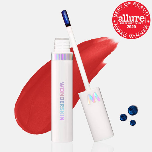 WONDER BLADING Lip Stain Masque: Hayley (rich neutral red)