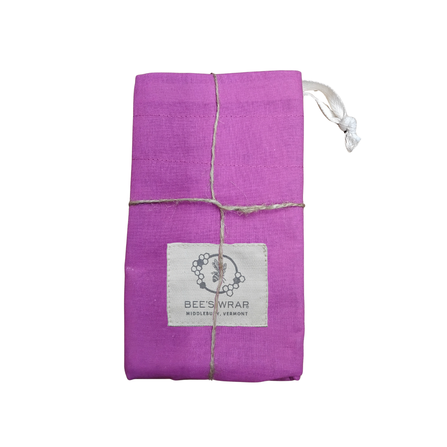 New! Artisan Bread Bag - Magenta, Meadow Magic lined