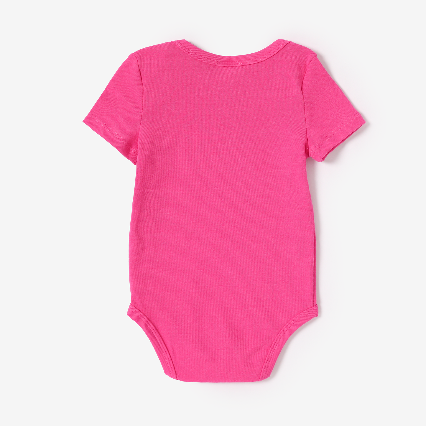 Baby Girl Letter Print Romper: Roseo / 9-12 Months