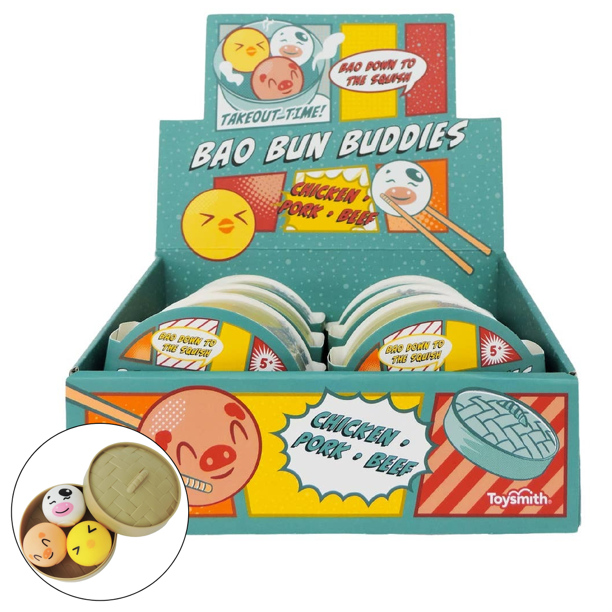 Toysmith Bao Bun Buddies (squishy)