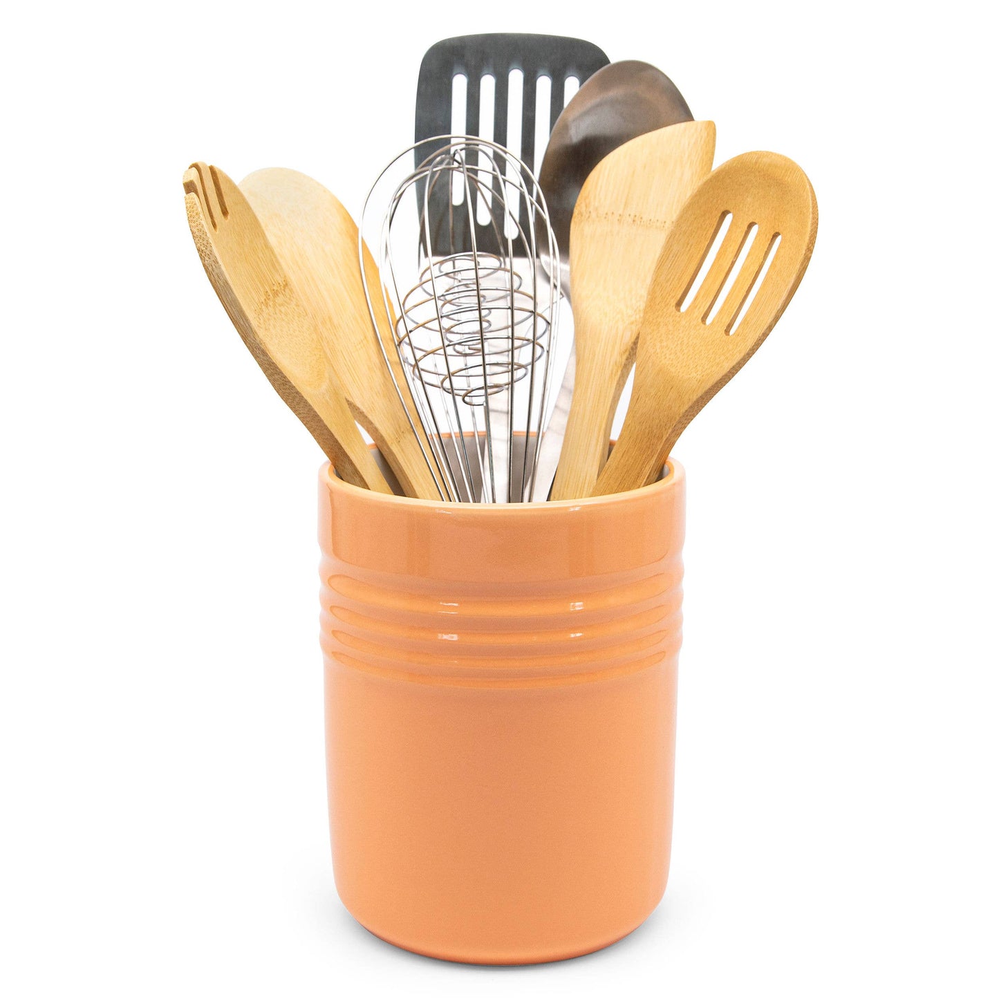 Kook Ceramic Utensil Holder Crock: Mint