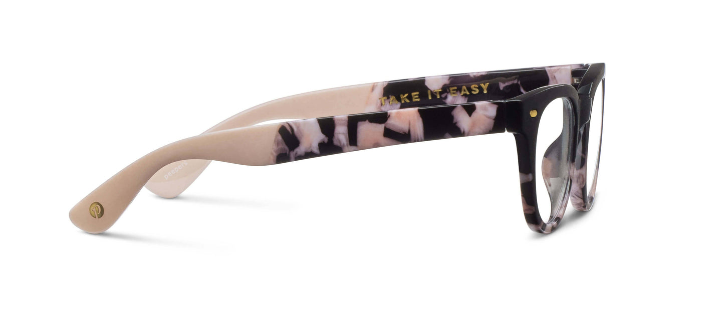 Take it Easy (Blue Light): Reading / 2.00 / Black/Black Marble
