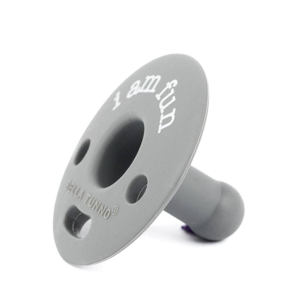 I am Fun Bubbi™ Pacifier: Grey