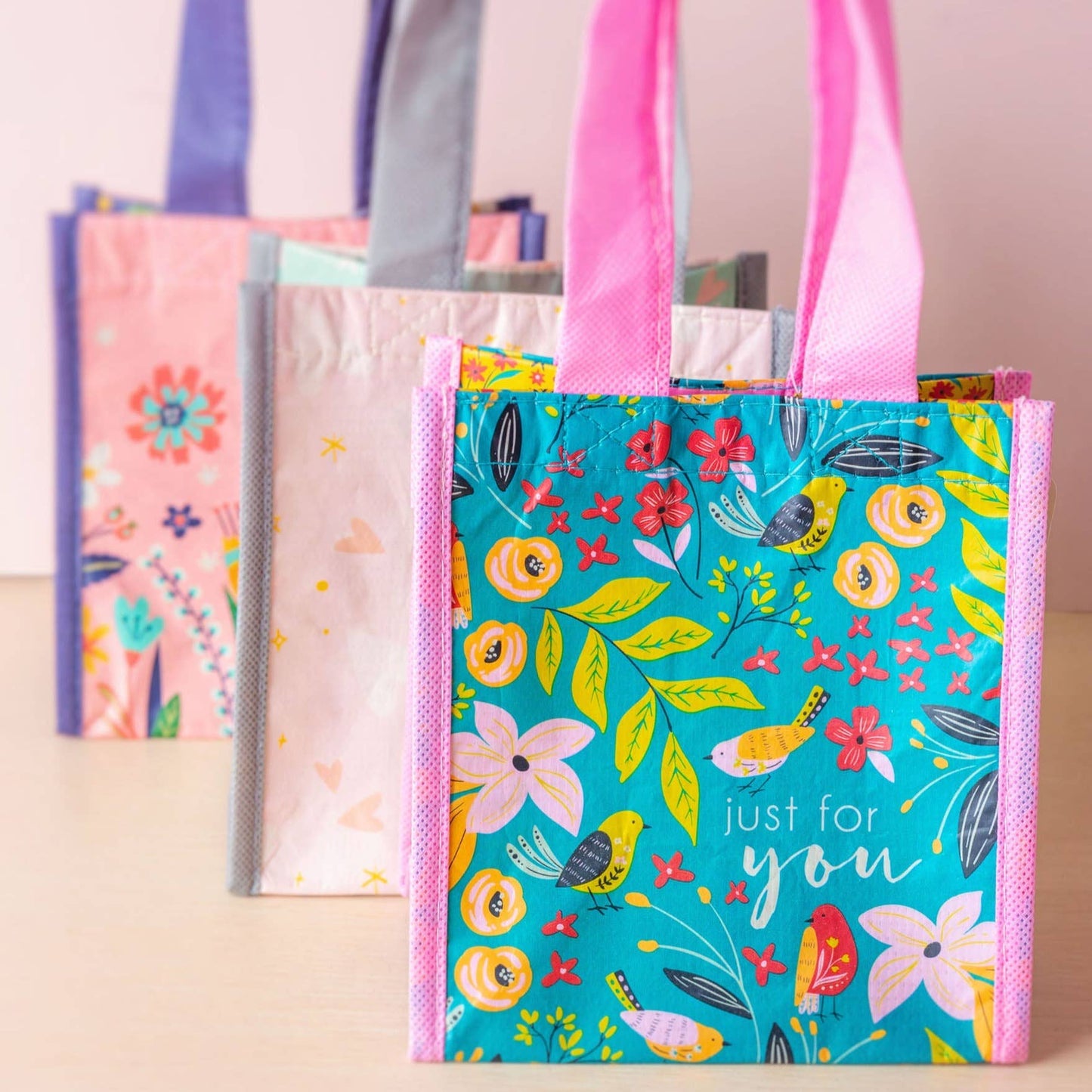 Recycled Small Gift Bag: Hooray