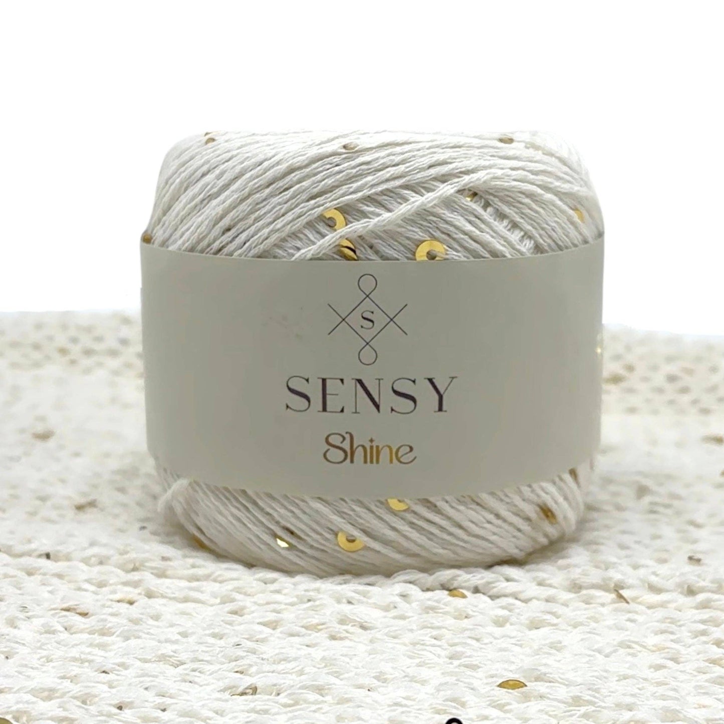 Sensy Shine Yarn, 3.5 oz, 340 yards, Gauge 2 Fine: Black