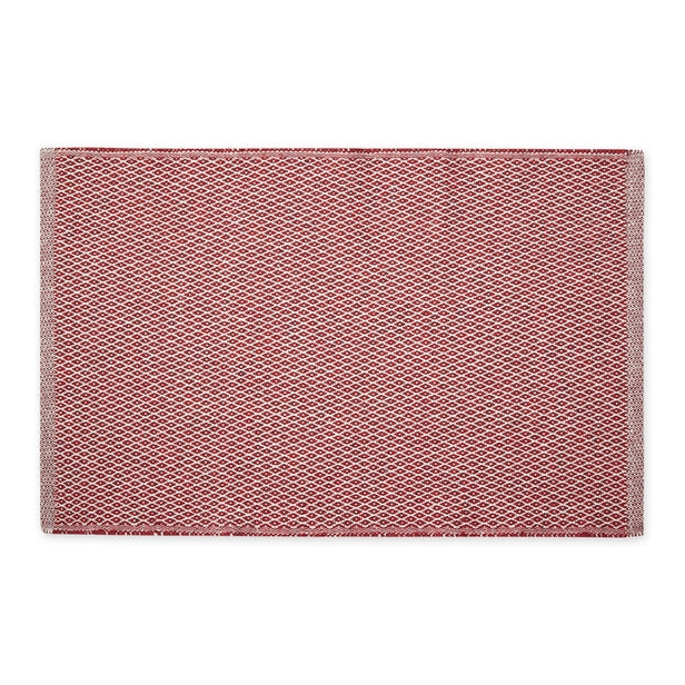 RUG RED MINI DIAMONDS 2 X 3
