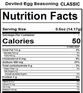 Negg® Deviled Egg Seasoning Mixes - NEW! 24 PER CASE: Curry