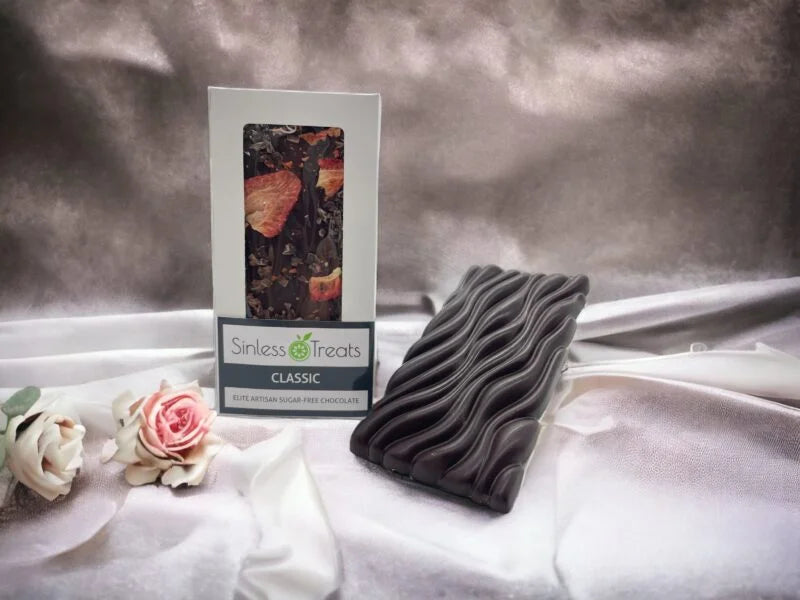 SINLESS TREATS CLASSIC DARK SUGAR-FREE W/STRAWBERRIES
