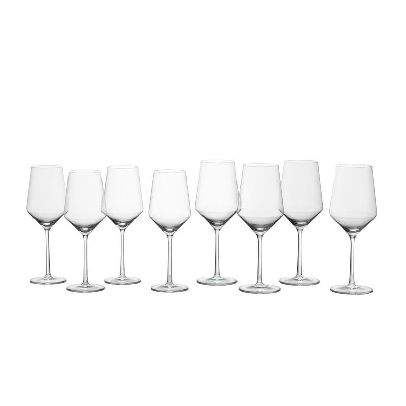Pure 8pc Wine Set - 4 White and 4 Red Wine Glasses