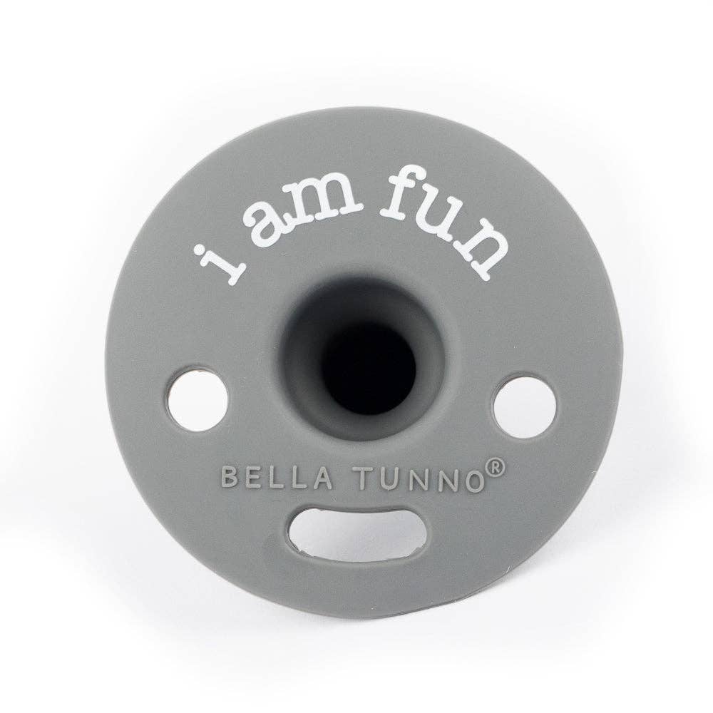 I am Fun Bubbi™ Pacifier: Grey