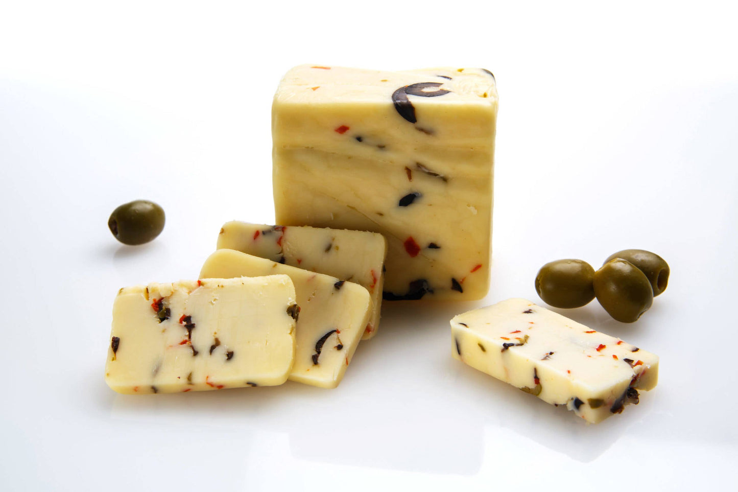 Olive White Cheddar - 5 lb.