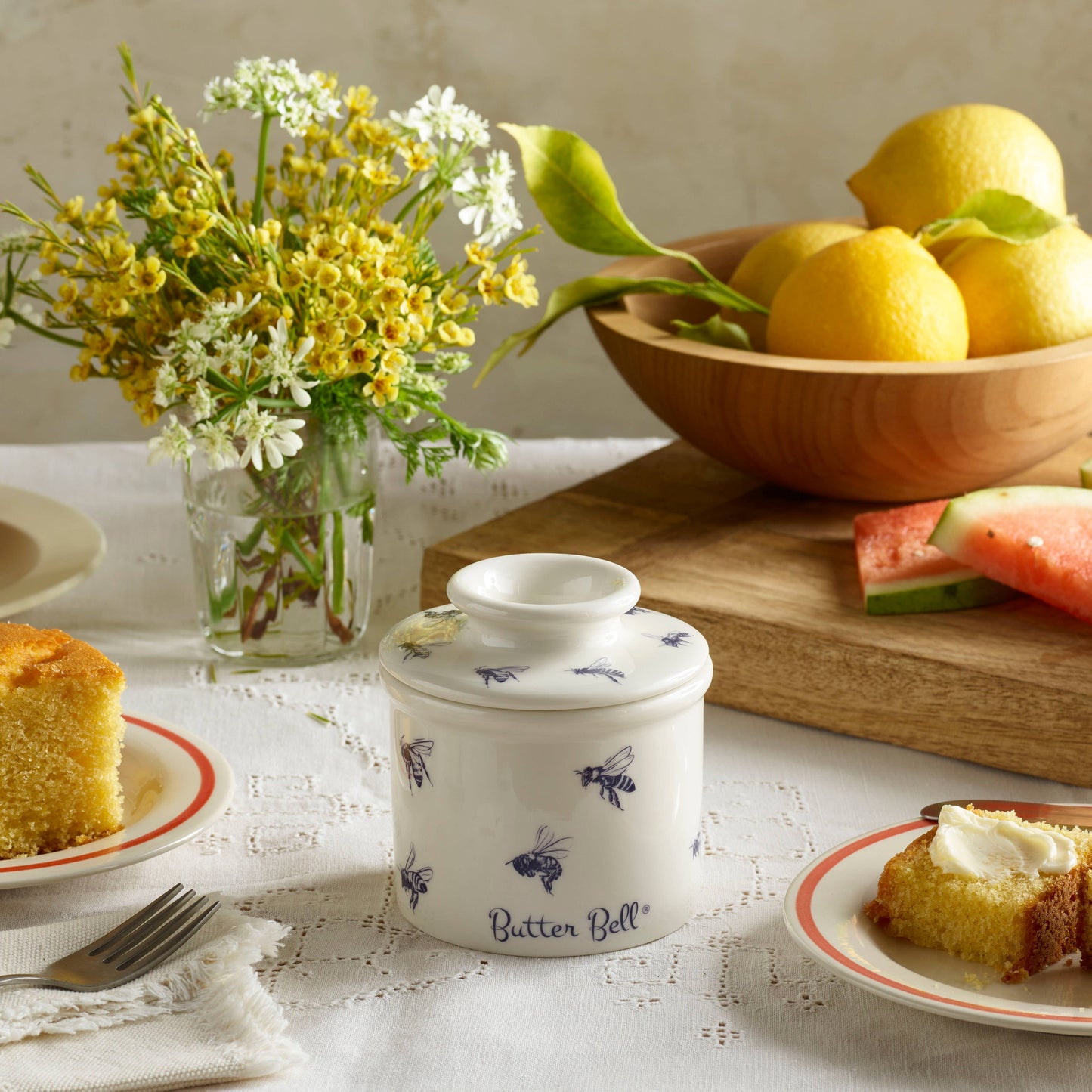 The Original Butter Bell® Crock - Farmhouse Honey Bee