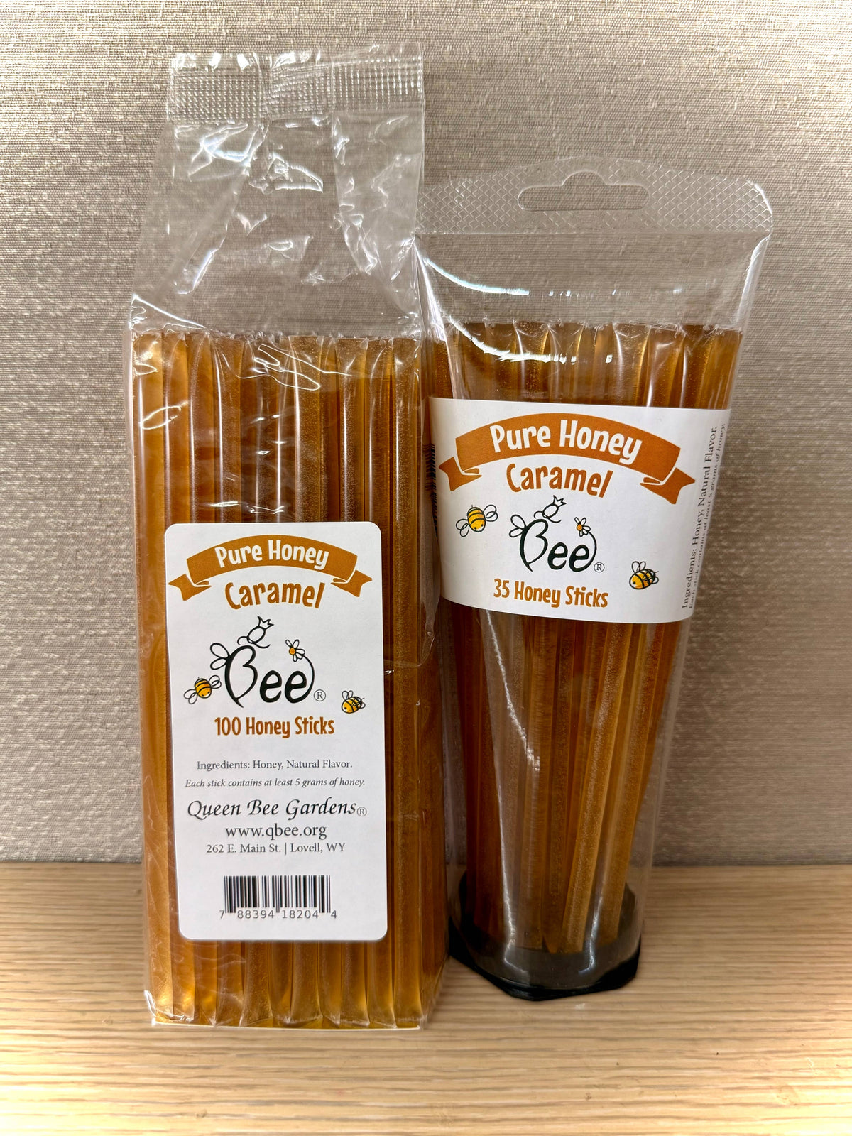 Caramel Honey Sticks - 100 ct