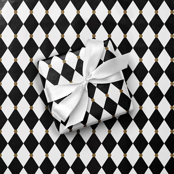 Classic Designs Gift Wrapping Paper: Mosaic Tile / 1 Pack / 24"x85'