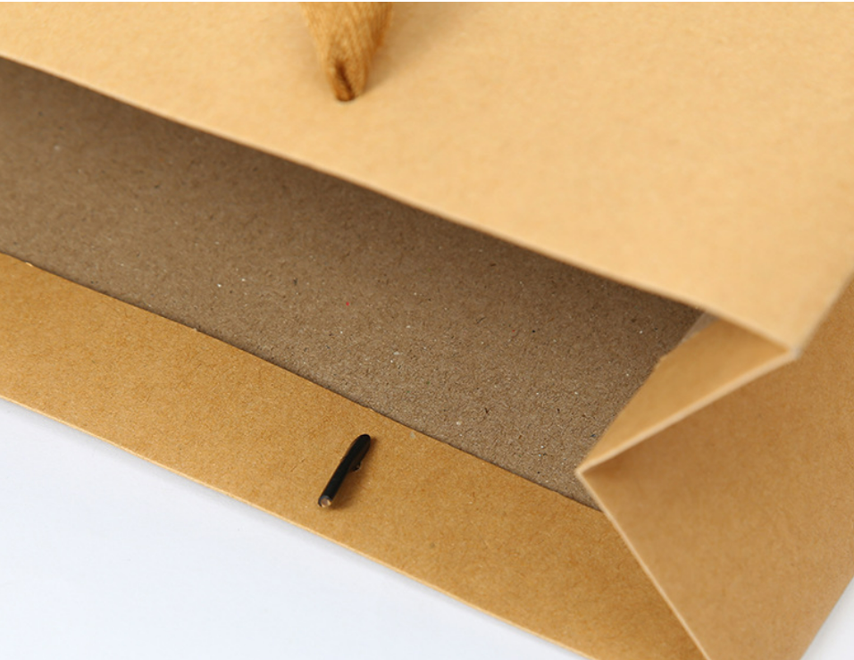 10pcs,horizontal Kraft Paper Gift Bag Free Tissue Five sizes: B1