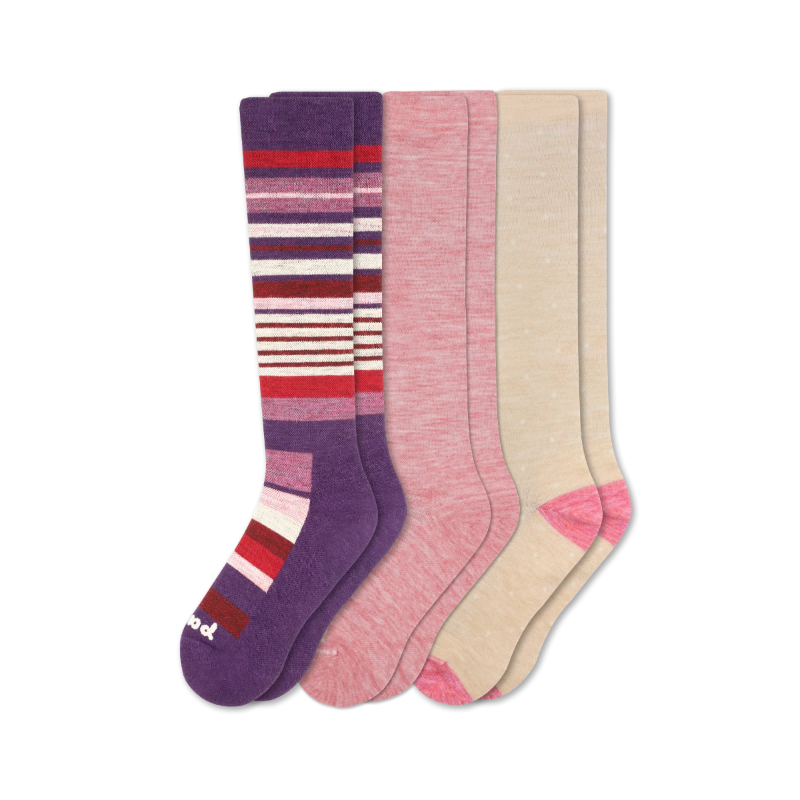 Women's Compression Socks: Medium / Large (US: 8.5 - 11.5+) ~ Assorted colors ~ Sold separately