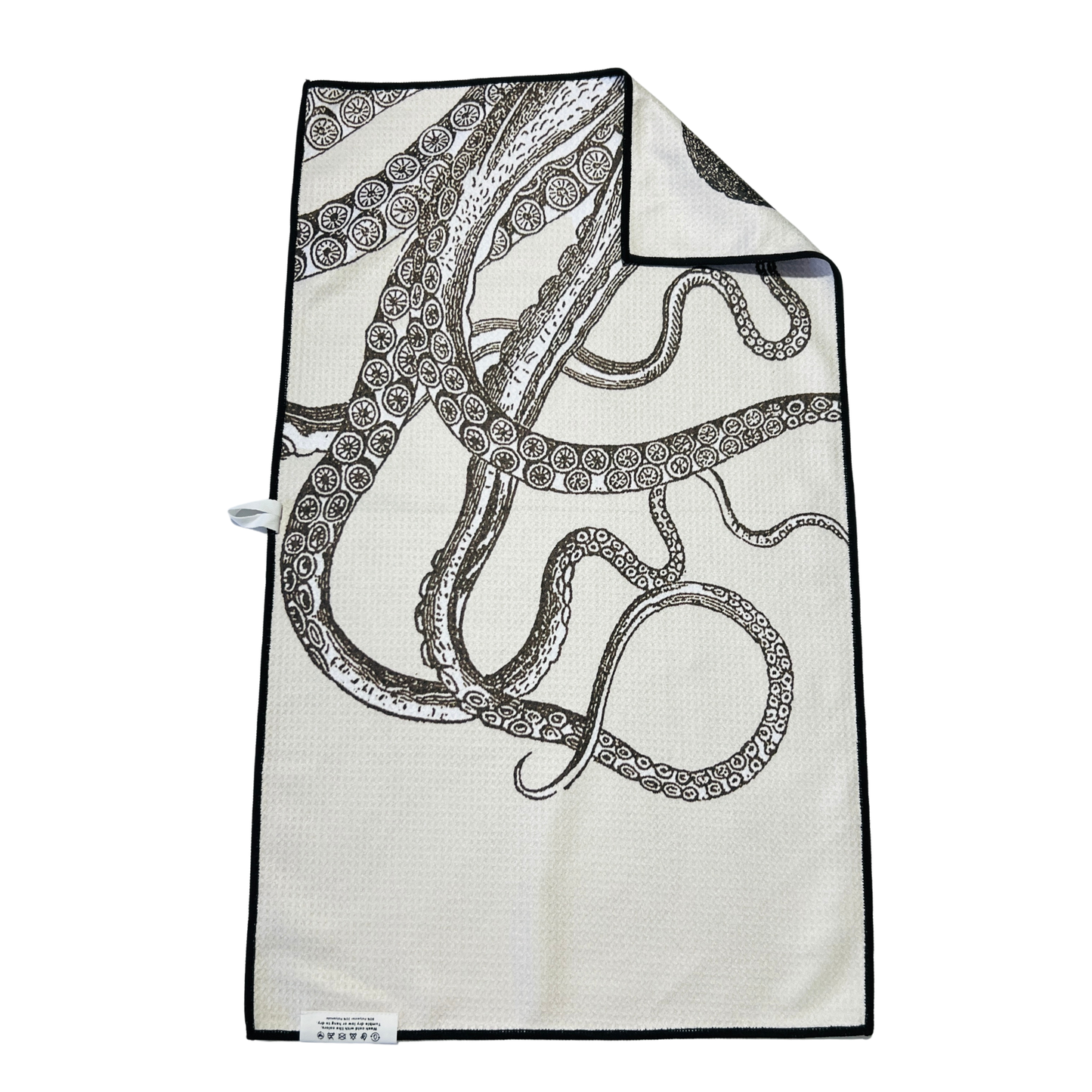 Kraken | Waffle Weave Microfiber Towels Kitchen & Bath: Hand Towel