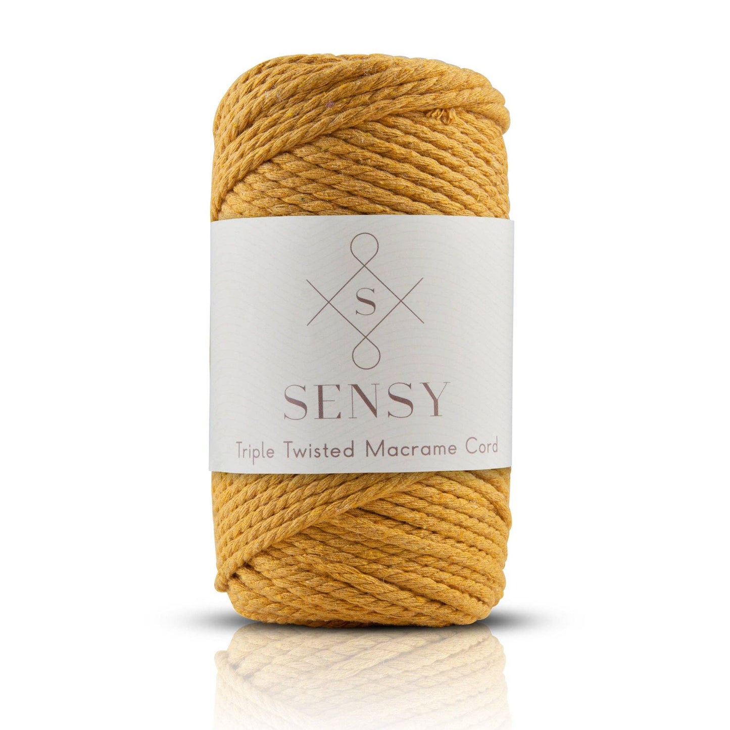 Sensy Premium 3mm - 100% Cotton 3 Strand Twisted Macrame: Brick