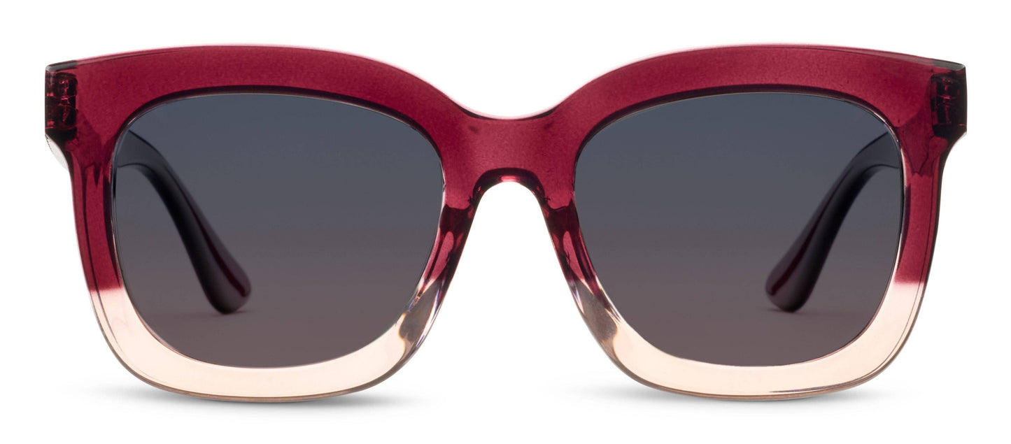 Cabana (Sunglasses): Cherry/Blush / No Correction / None