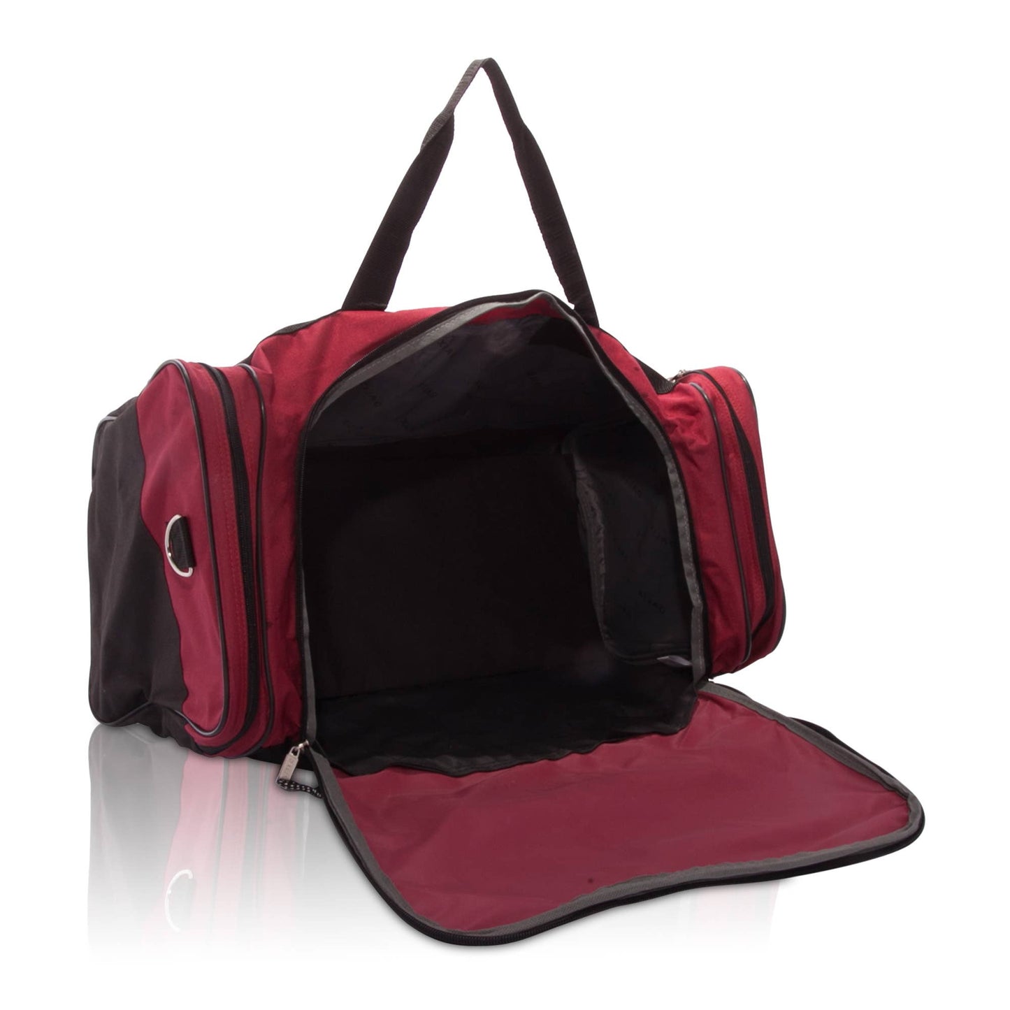 DALIX 25" Extra Large Vacation Travel Duffle Bag: Gray