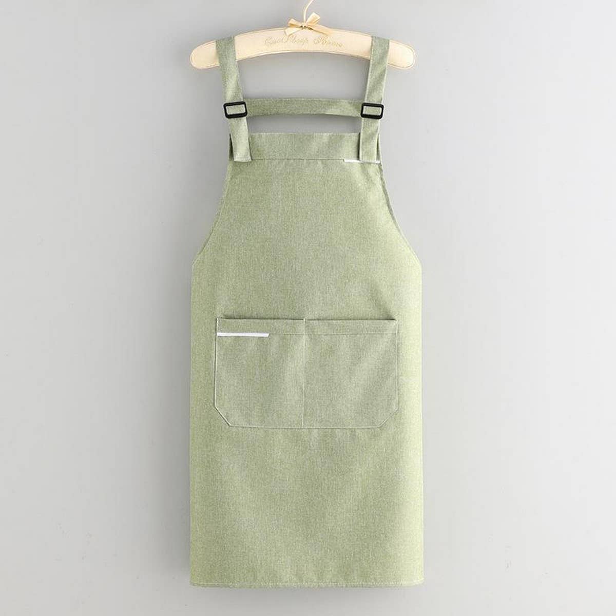 Fabric coating Solid Color apron with pockets bulk_CWMM2037: Blue / (OS) 1