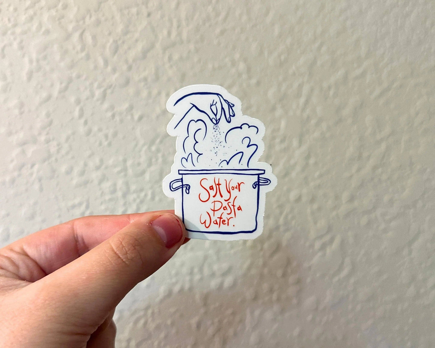 Salt Your Pasta Water Sticker