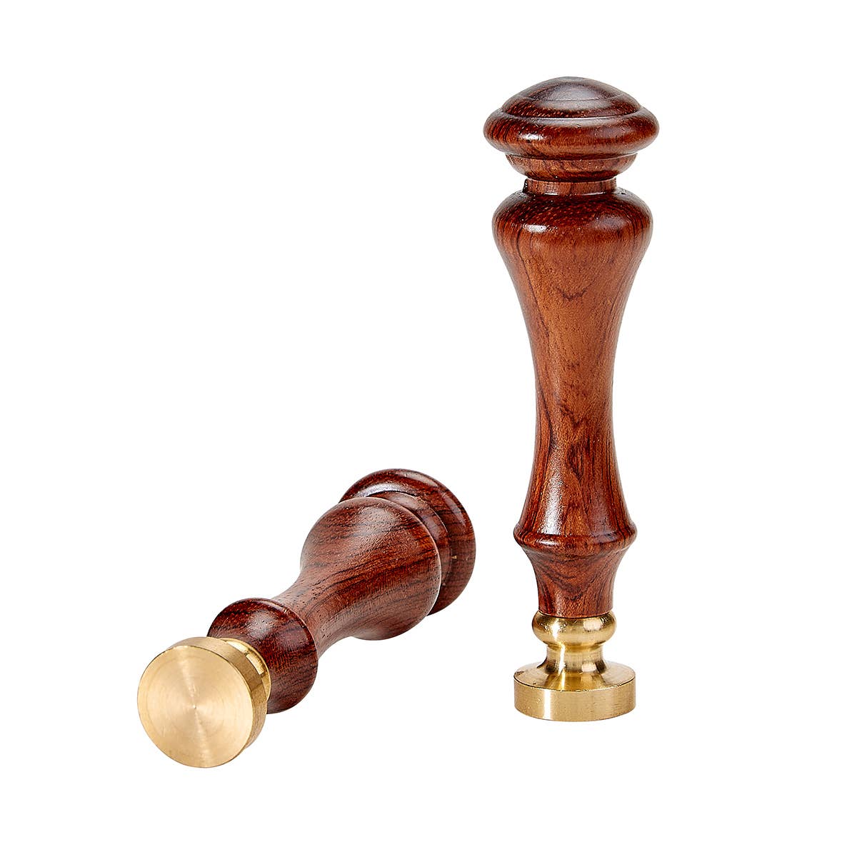 Classic Wood Handles for Wax Seal Stamps  - multi- colors: Black