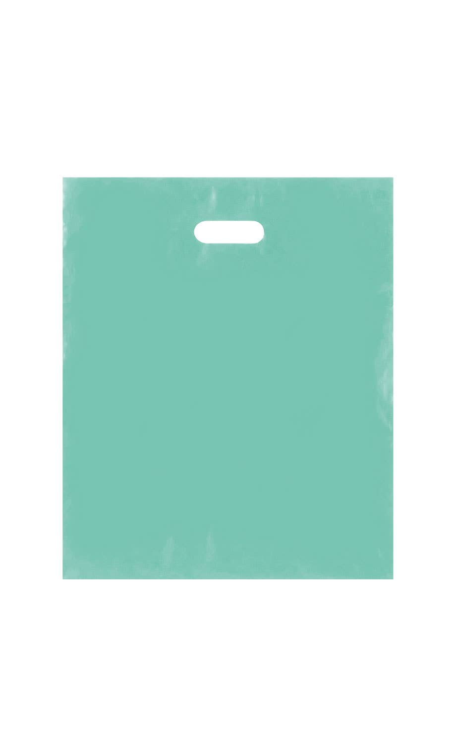 Frosted Retail Merchandise Bags: Clear / Case of 250 / Large