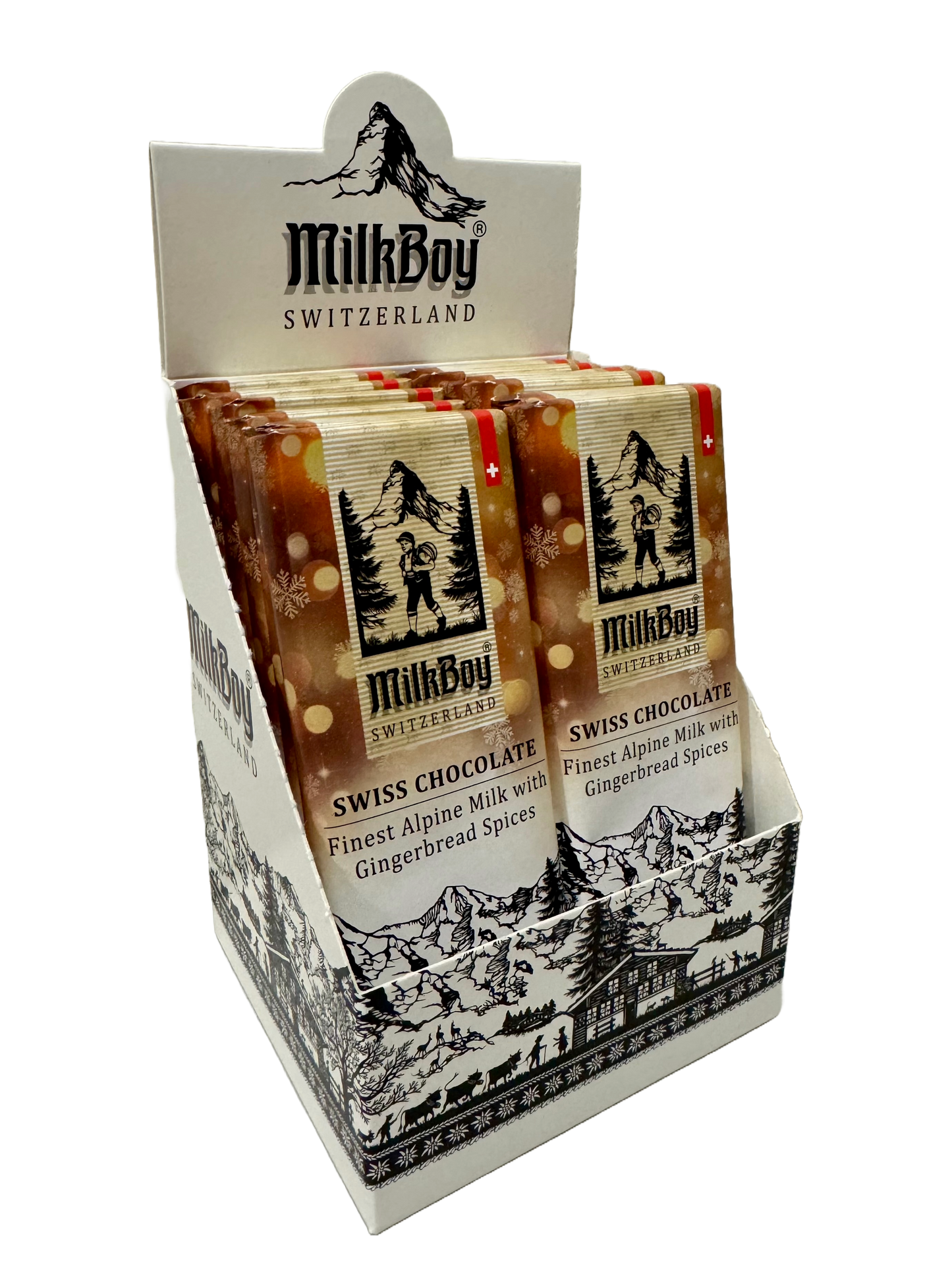 Gingerbread Spices Milk Chocolate Snack Size Bars 1.4oz