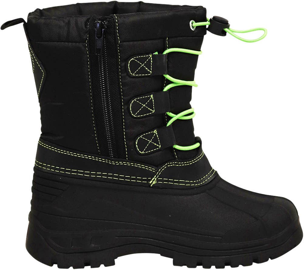 Norty Lightweight Fleece Lined Snow Boots for Little and Big: 13 Little Kid