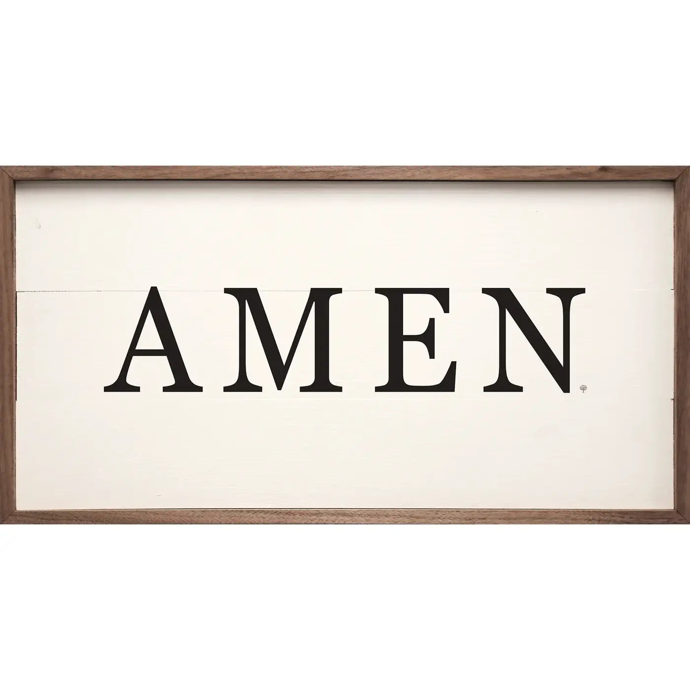 Amen White: 16 x 8 x 1.5