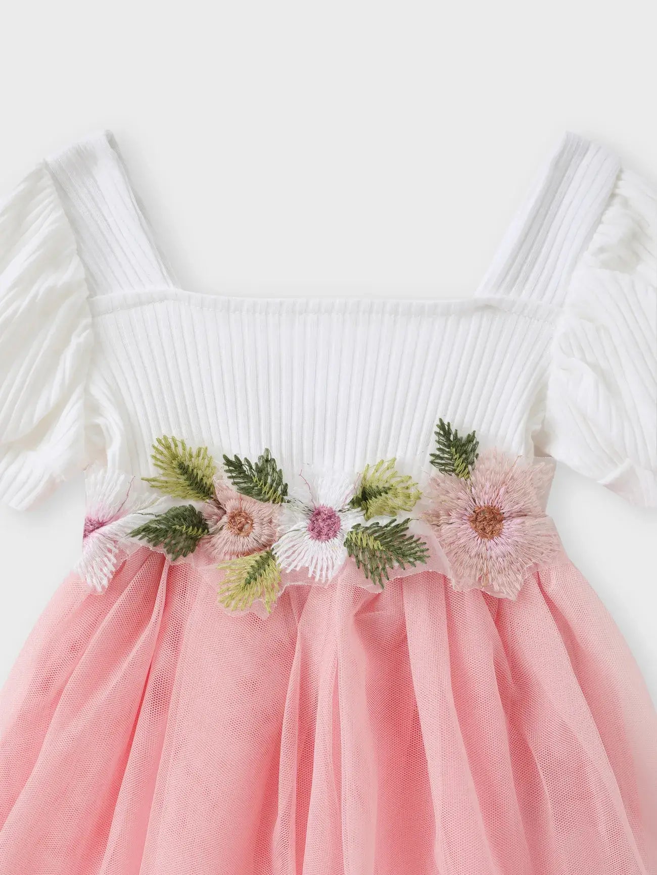 Baby Girl 95% Cotton Ribbed Fairy Dress: Pink / 18-24M drubeHome Baby Girl 95% Cotton Ribbed Fairy Dress: Pink / 18-24M drubeHome