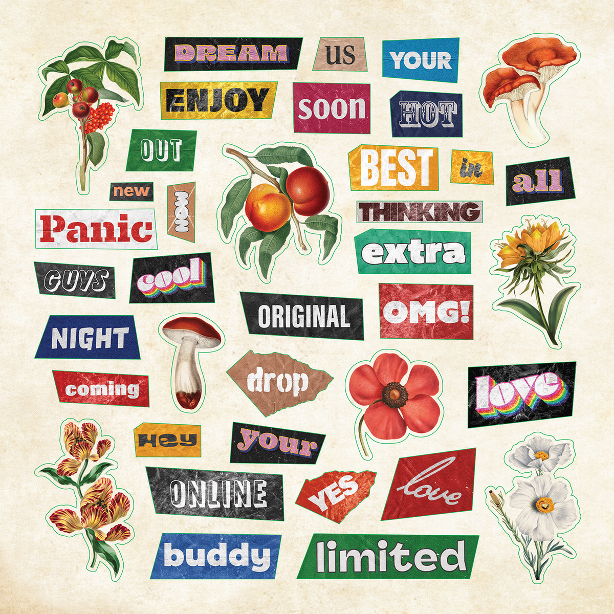 Ransom Notes Sticker Book