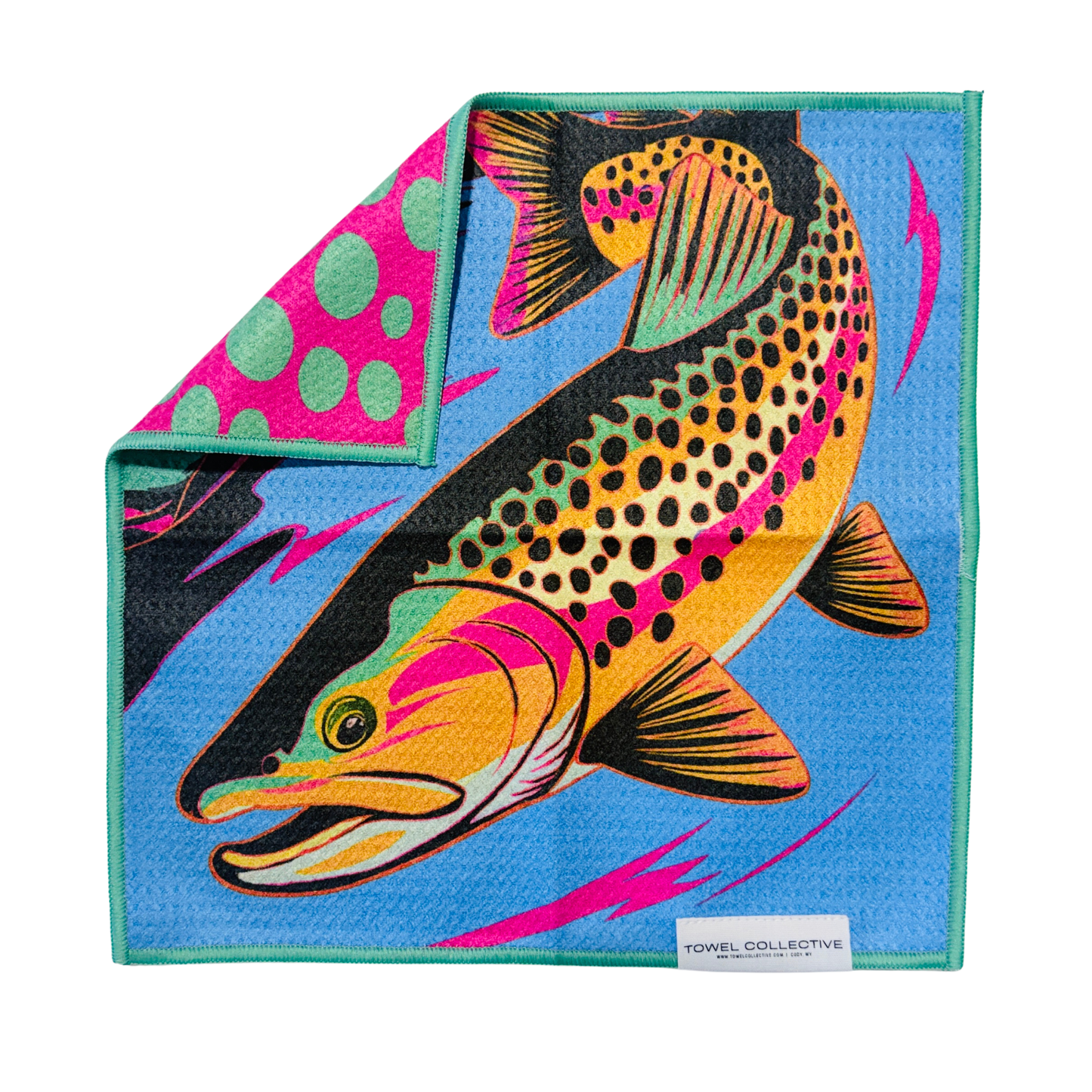 River Rainbow | Waffle Weave Microfiber Towels Kitchen & Bath: Hand Towel