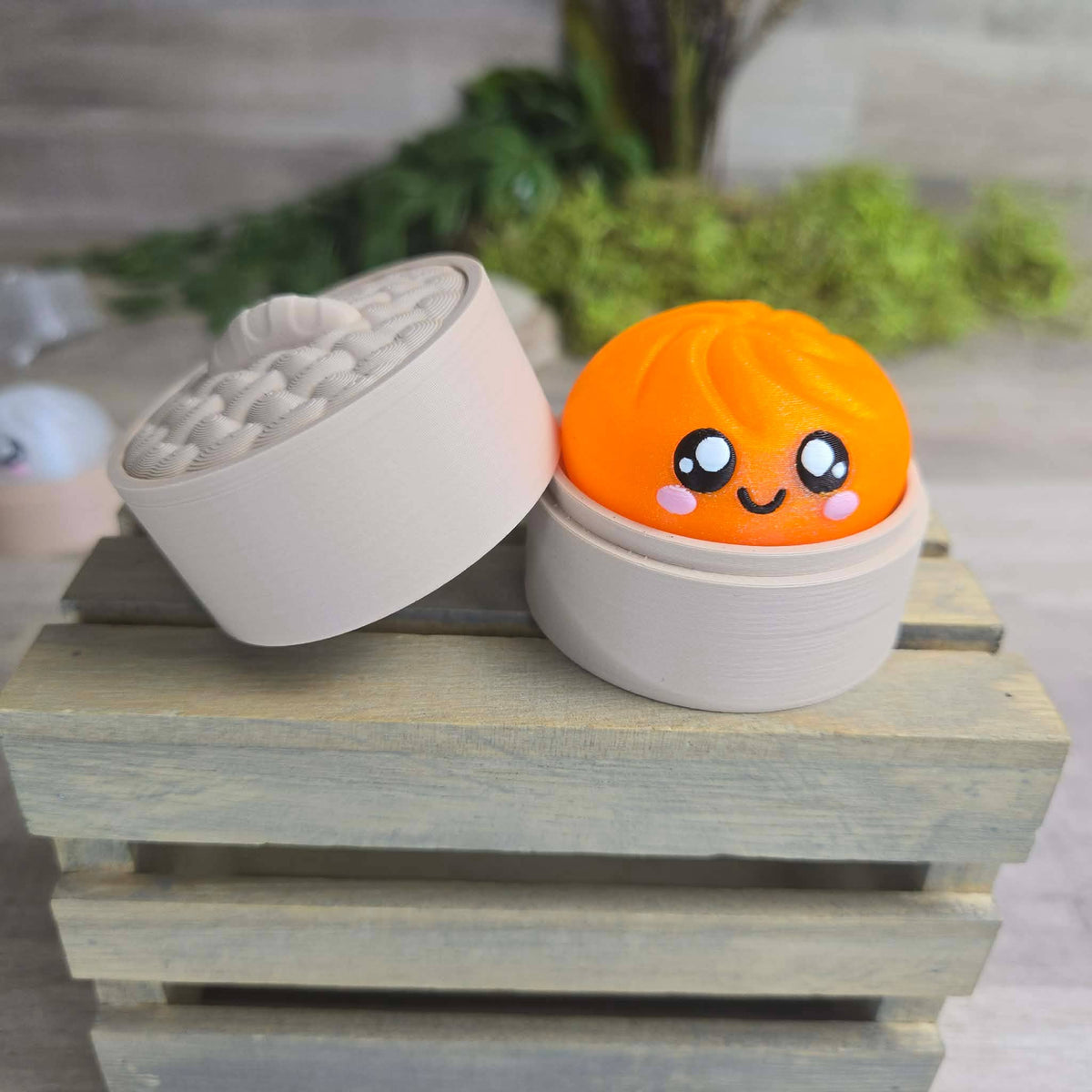 8 New Colors! - Mystery Dumpling Clicker Fidget Toy: First Dumpling Order (Free Display) / 24 Pack (minimum) / Default Colors (All Colors Shown)