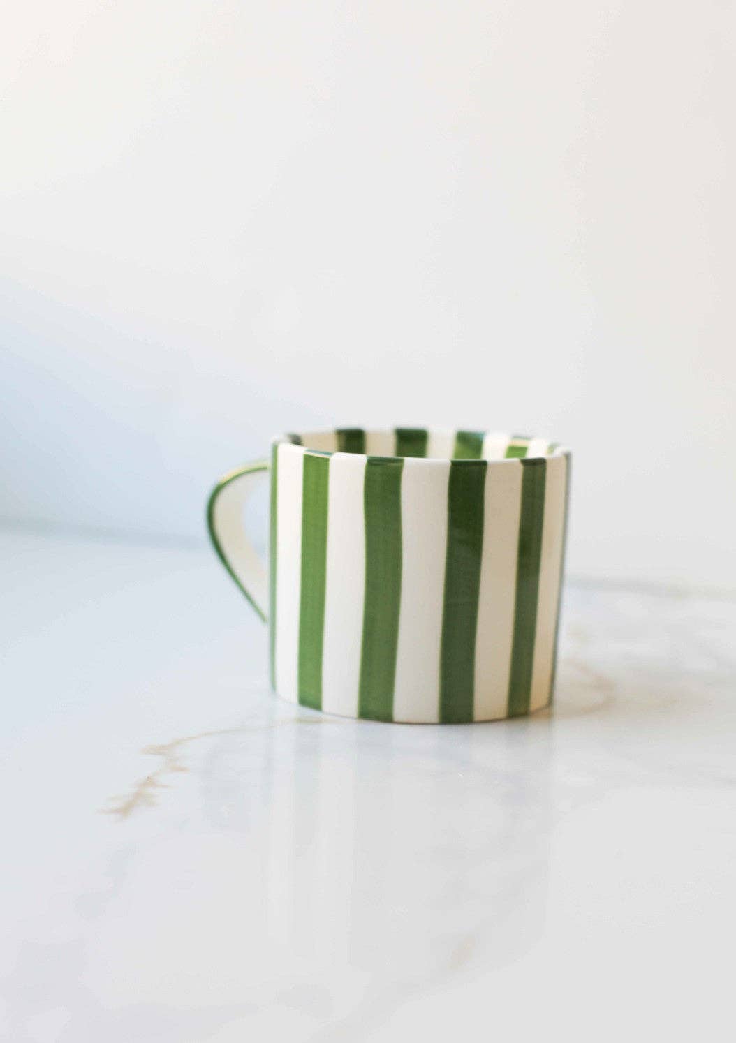 Simple Striped Mugs: Blue