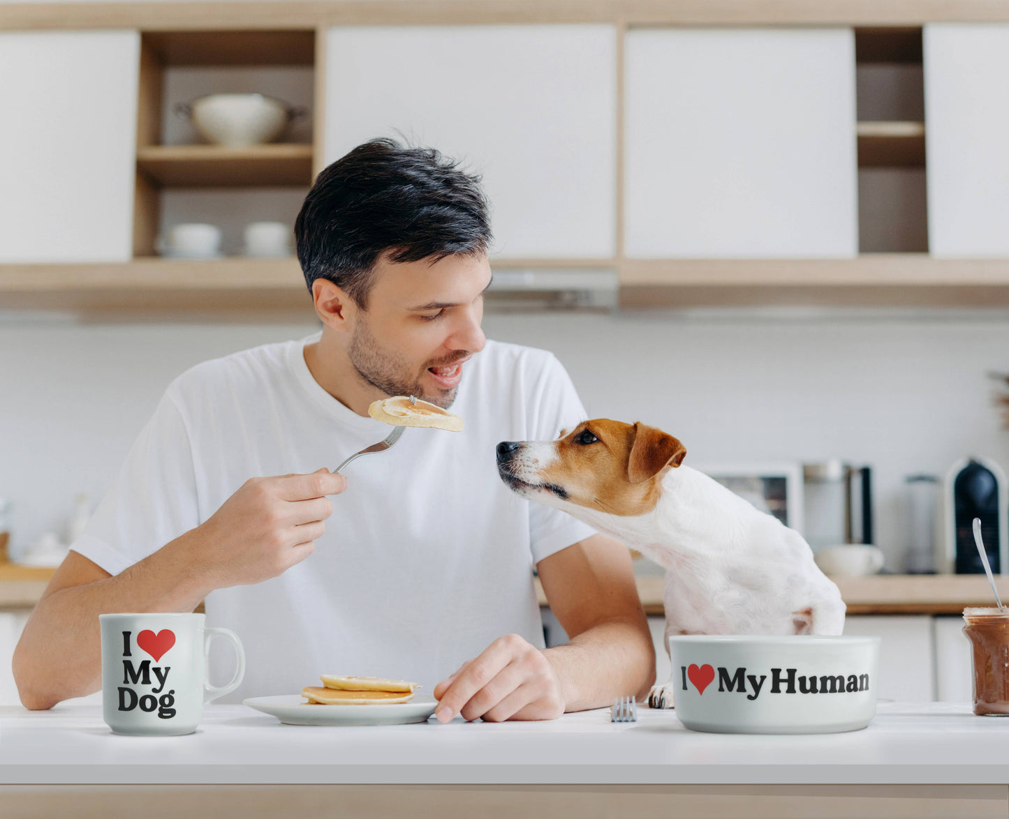 Howligans - Mug+Dog Bowl - I Heart My Dog