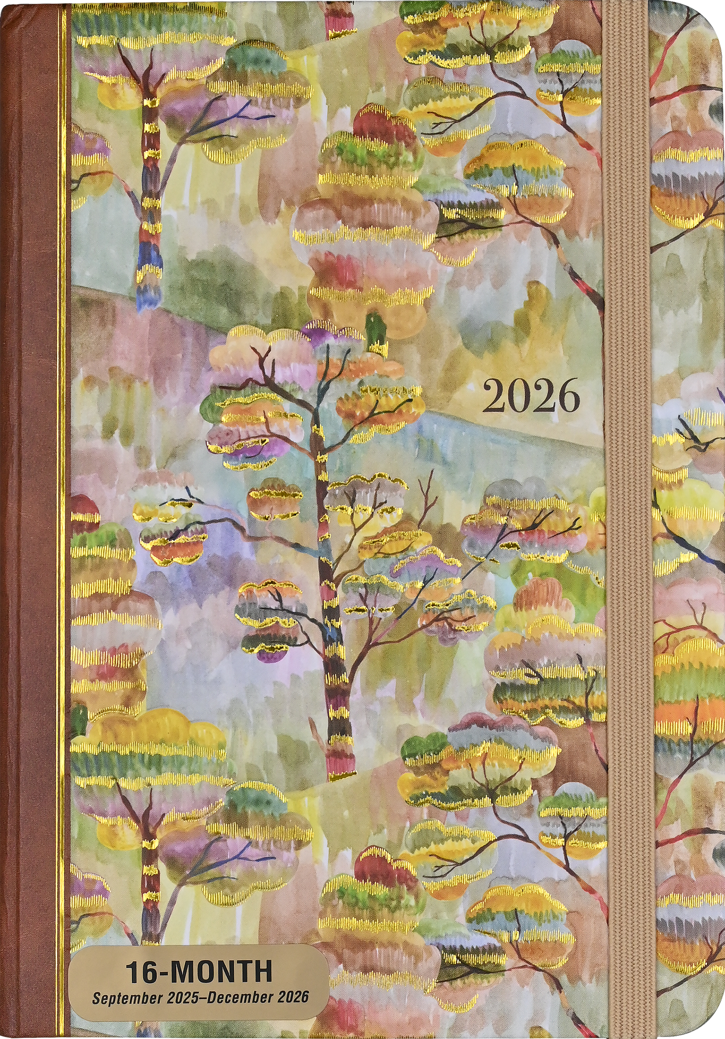 2026 Watercolor Treescape Weekly Planner