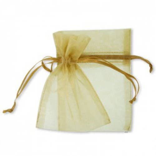 Organza Bag Sheer Favor  Pouch 6" x 8" (15 x 20 cm): Black