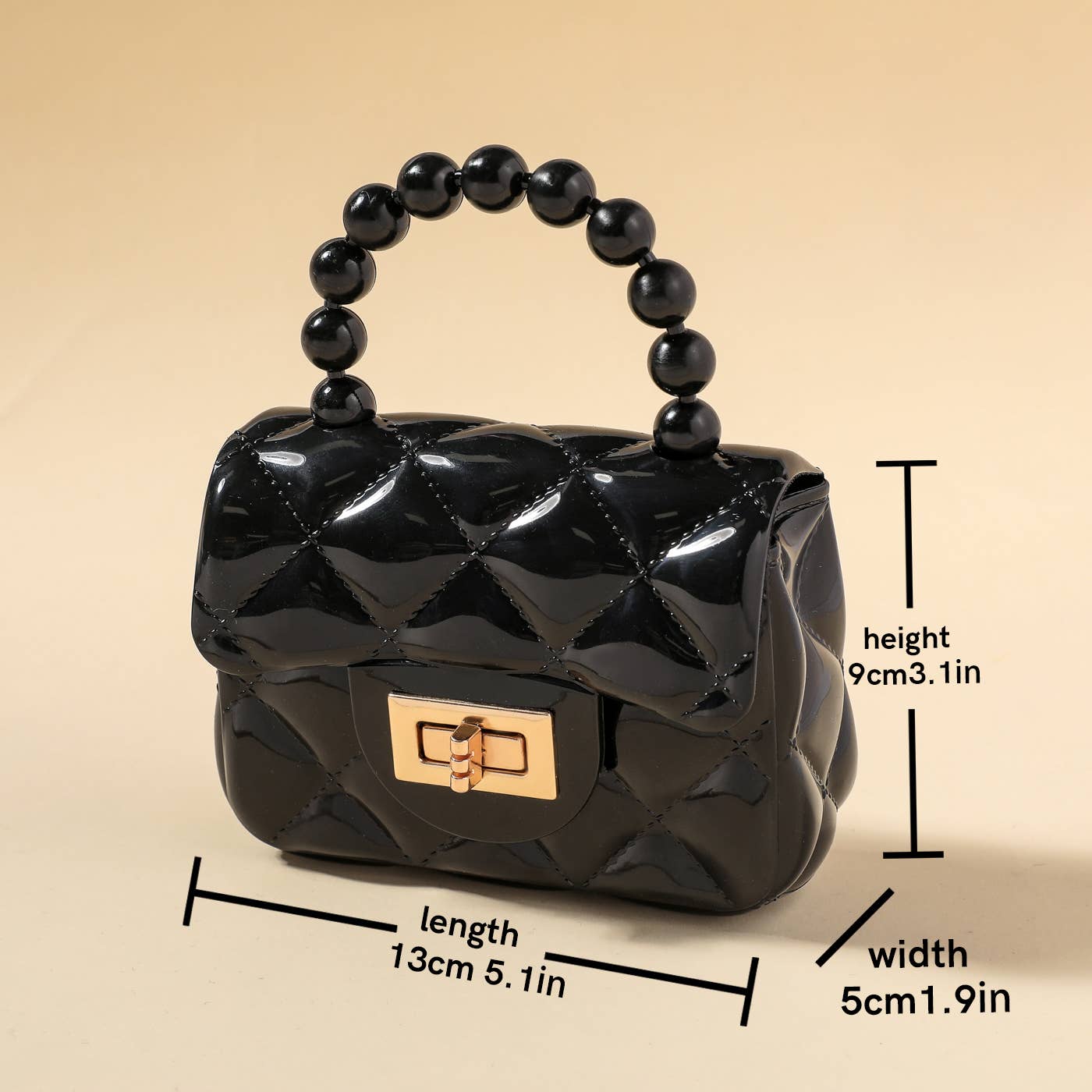 Toddler / Kid Lingge Pearl Handbag Clutch Purse for Girls: Red / One Size