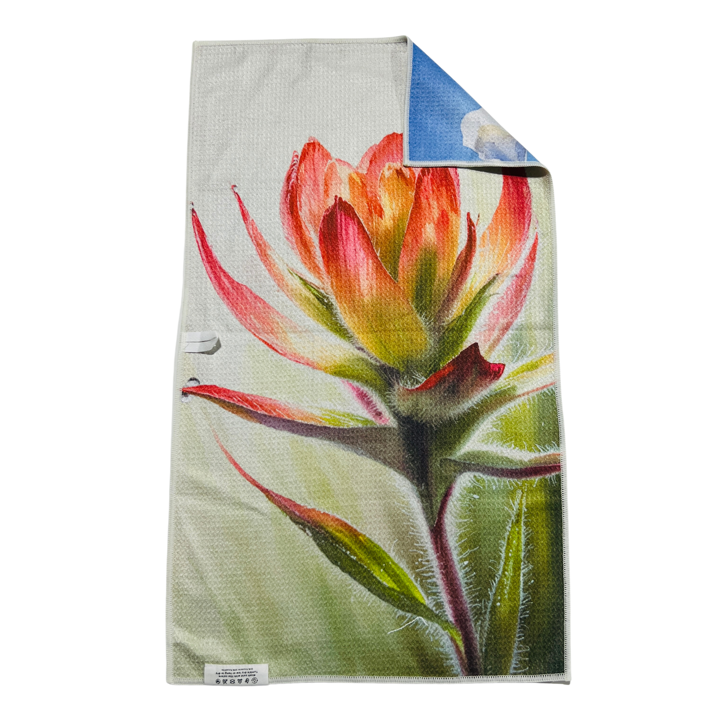 Devil's Paintbrush | Waffle Weave Microfiber Towels Kitchen & Bath: Hand Towel