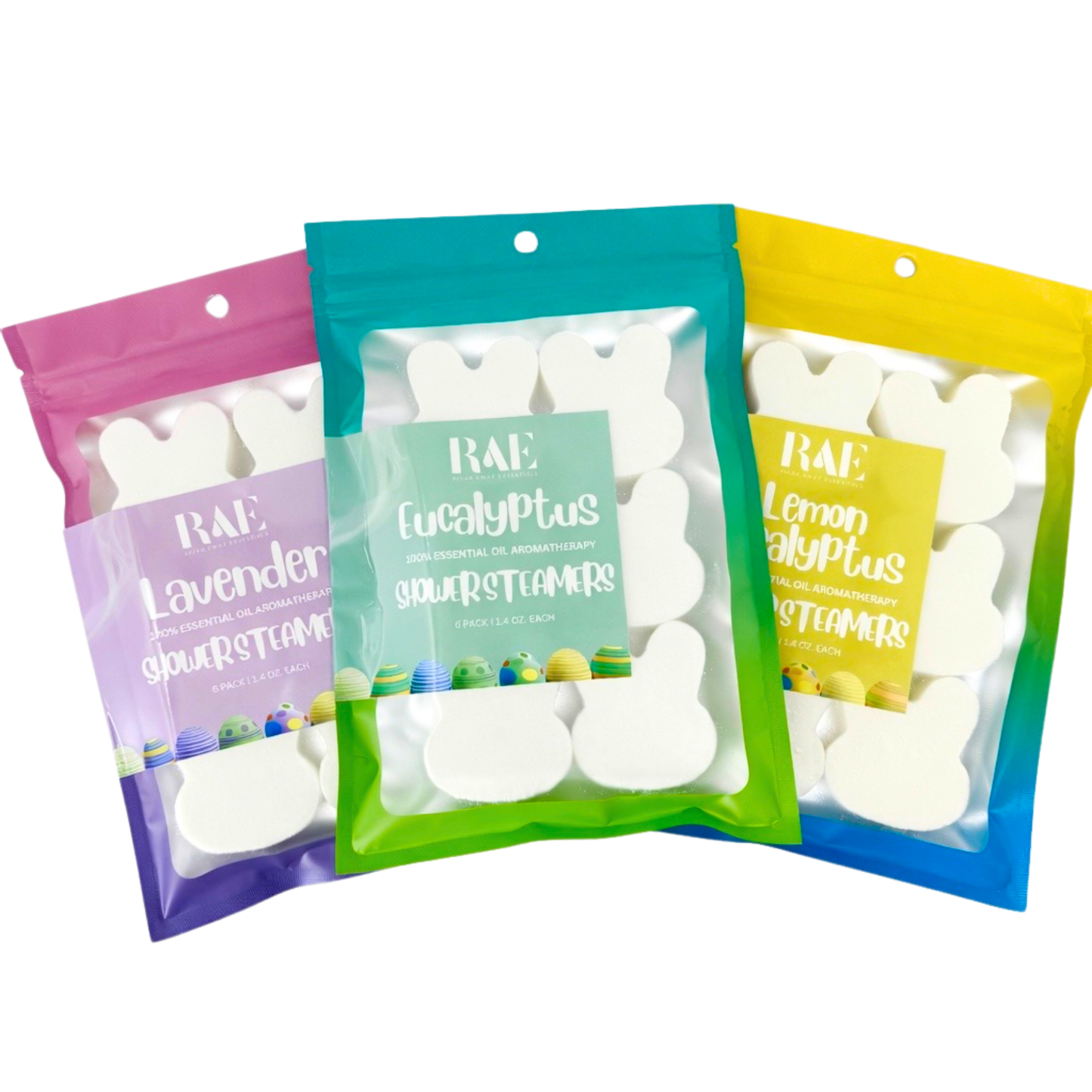 Easter Bunny Shower Steamers - 6 Pack - Aromatherapy: Lavender