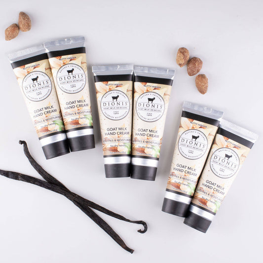 Nutty Vanilla Goat Milk Hand Cream, 1 OZ