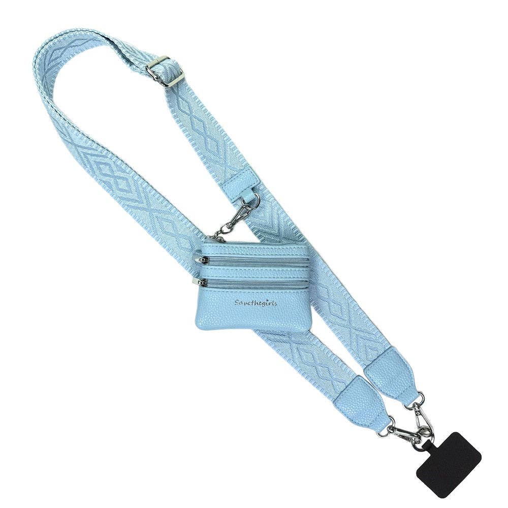Clip & Go Strap with Zippered Pouch Classic: Camel