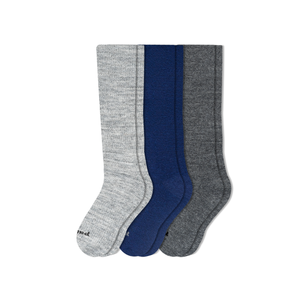 Men's Compression Socks: SOLID/Gray & SOLID/Charcoal & SOLID/Black / Medium / Large (US: 7 - 10)