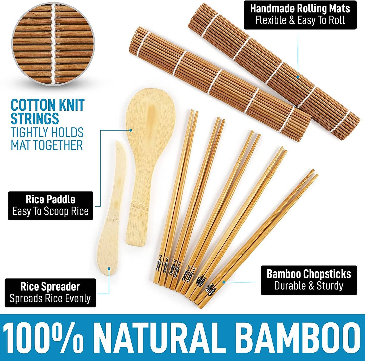 Sushi Making Kit for Beginners - DIY Sushi Maker Set