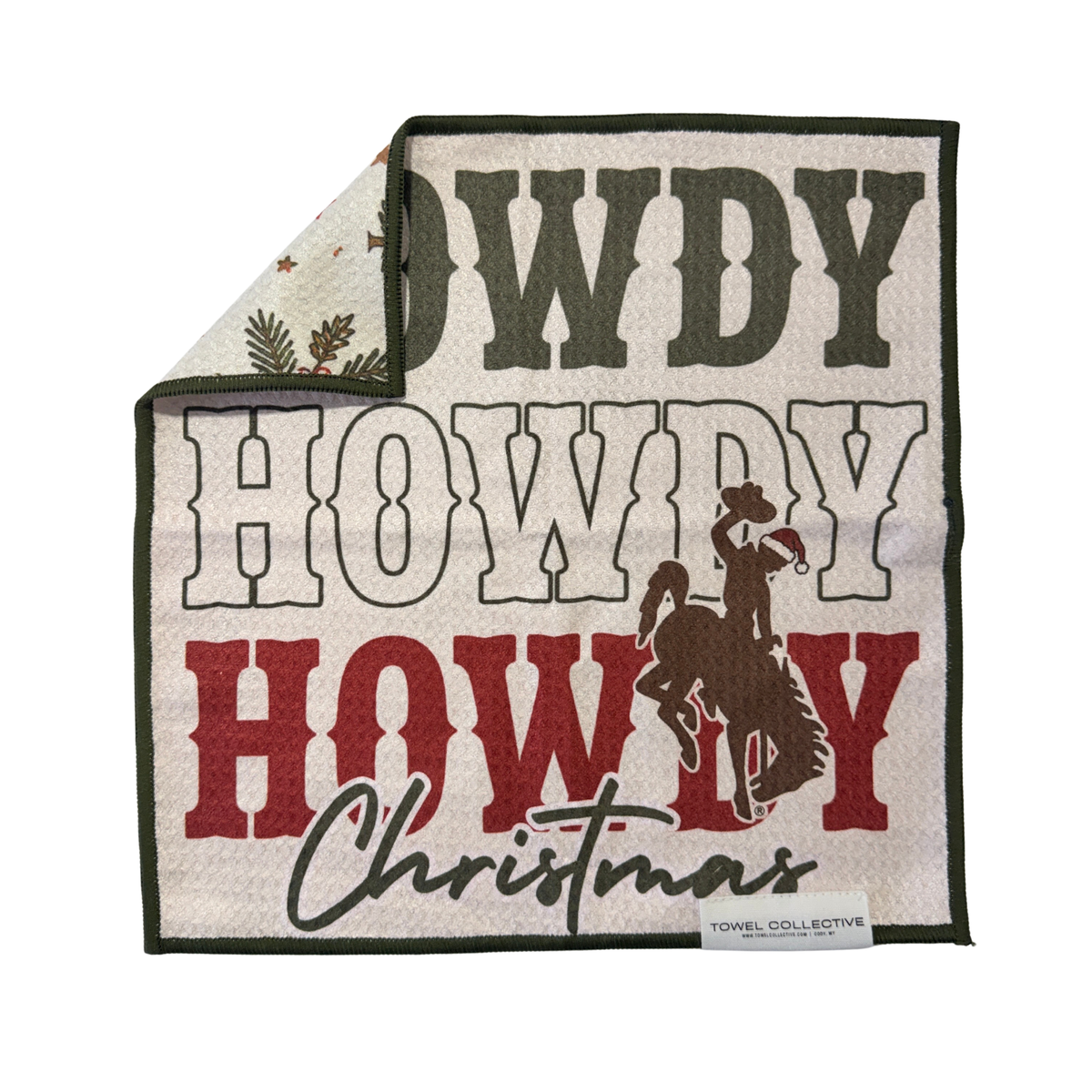 Howdy Santa | Waffle Weave Microfiber Towels Kitchen & Bath: Hand Towel