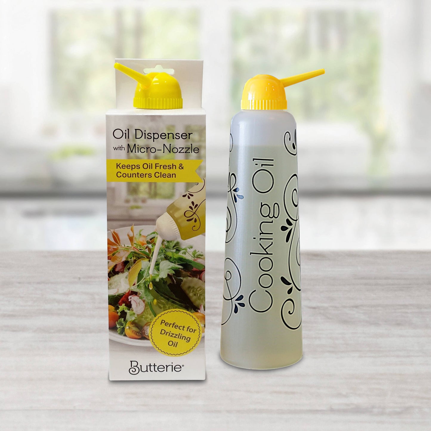 Closable Oil Dispenser w/ Flow-Control -Assorted Colors Case