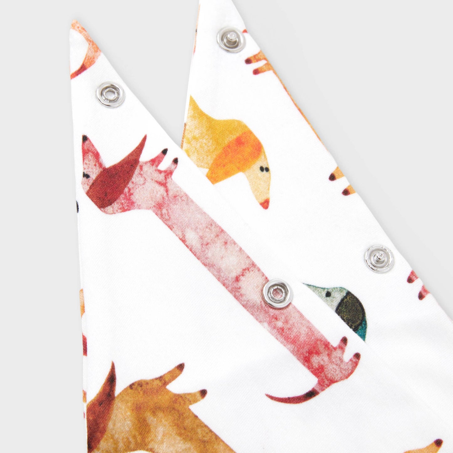 Family Matching Animal-patterned Short-sleeve Pajamas Set: Multi-color / Kids: 8 Years