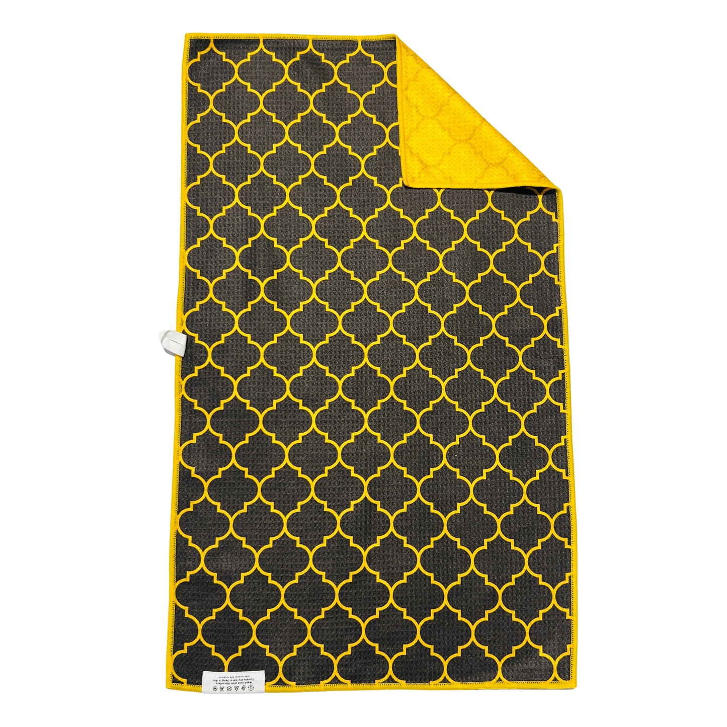 Home of the Brown & Gold | Waffle Weave Microfiber Hand Towels – Kitchen & Bath: Hand Towel